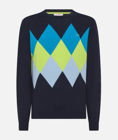 MAGLIA PULLOVER ROUND ARGYLE