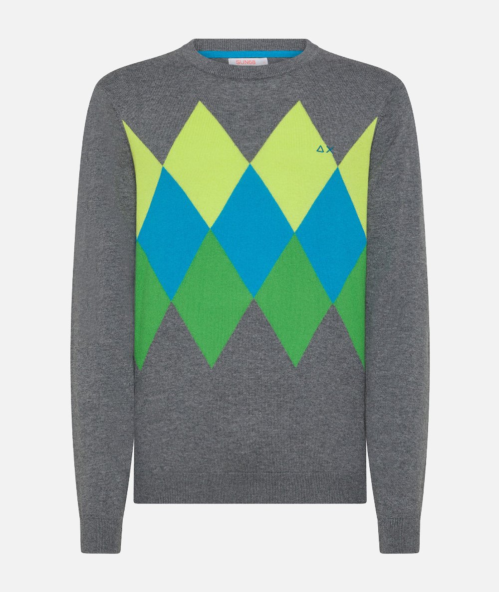 MAGLIA PULLOVER ROUND ARGYLE