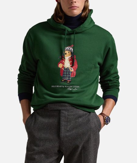 Polo Bear Fleece Hoodie - Duepistudio ***** Abbigliamento, Accessori e Calzature | Uomo - Donna