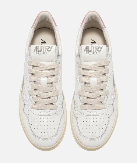 SNEAKERS LEATH / LEATH WHT-PINK