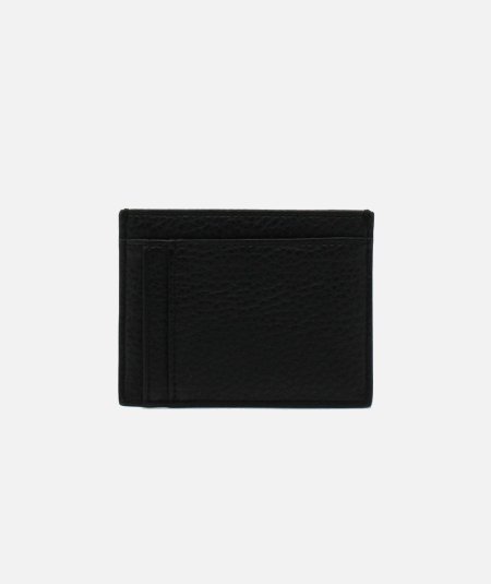 Card holder with logo plate