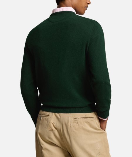 Crew-neck wool sweater