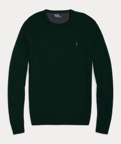 Crew-neck wool sweater