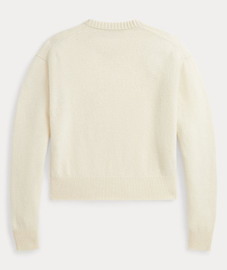 Crew-neck sweater in wool blend