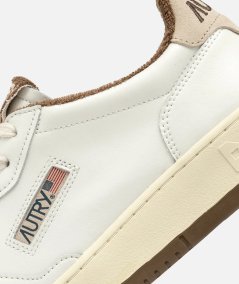 Sneakers medalist low in pelle e suede