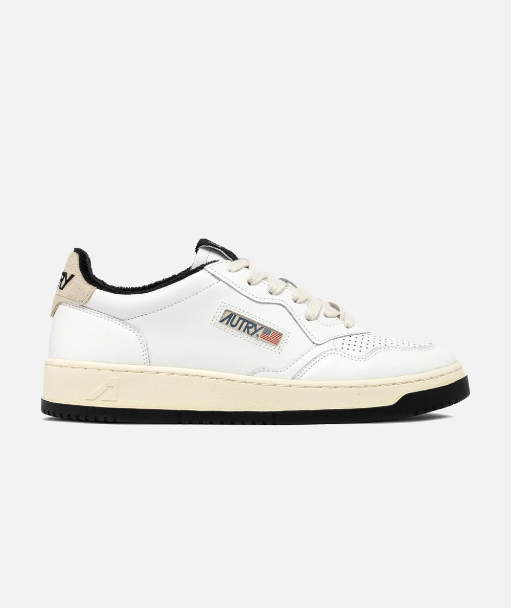 Sneakers medalist low in pelle e suede