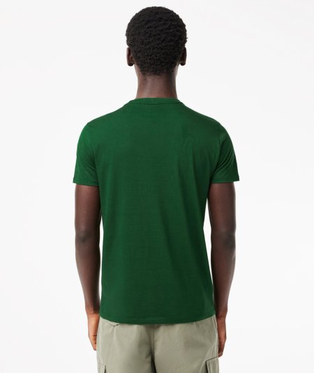 Crew-neck T-shirt in Pima cotton jersey