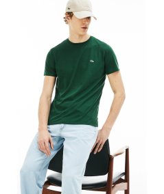 Crew-neck T-shirt in Pima cotton jersey