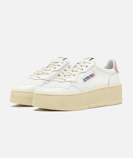 SNEAKERS PLATFORM LOW WOM LEATH/LATH