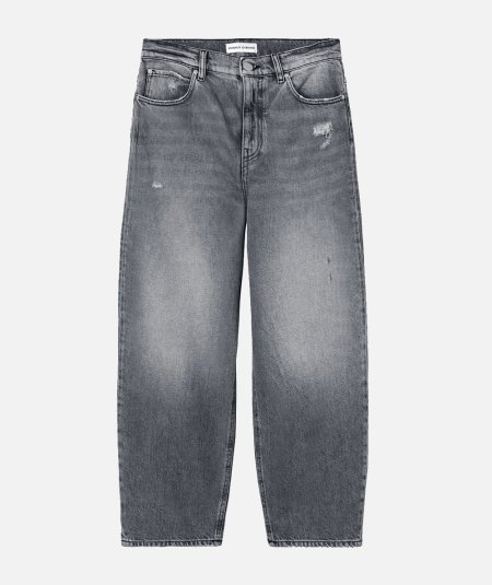 Egg-fit jeans in light grey