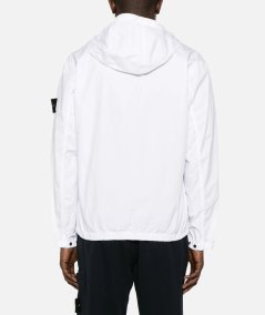 Supima cotton twill strech-tc hooded jacket