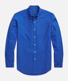 Slim-Fit Garment Dyed Oxford Shirt