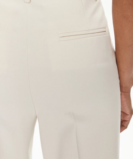 Pantaloni cigarette-fit punto stoffa